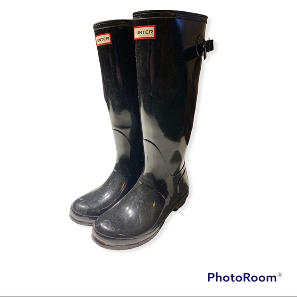 Hunter Tall Black Boots EXCELLENT USED CONDITION - Picture 5 of 5